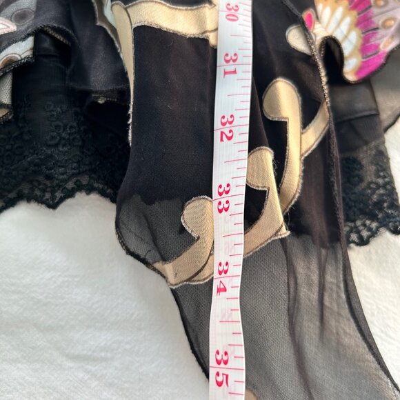 100% Silk butterfly cocktail dress - Picture 6 of 8